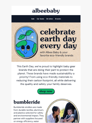 Albee Baby - Happy Earth Day from Albee Baby! 🌎 🌿