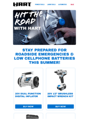 HART Tools - Check Out Our Road Trip Essentials!