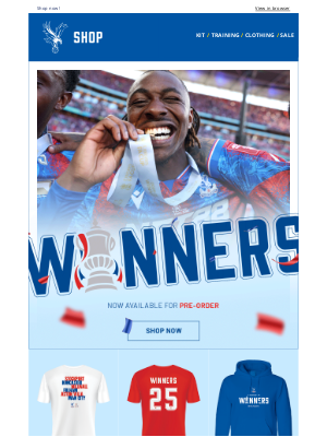 Crystal Palace Football Club (United Kingdom) - mary, shop the FA Cup Winners range 🏆