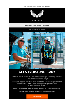 Castore - The New Castore x McLaren Silverstone Range