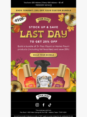 Poo~Pourri - LAST CALL ➡️ 25% Off BYOB