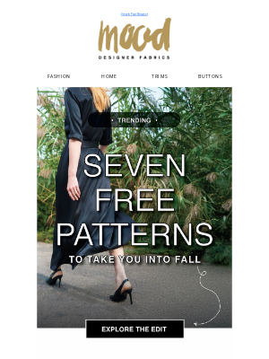Mood Fabrics - 7 FREE Patterns to Elevate Your Autumn Wardrobe 🍂