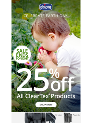 Chicco USA - LAST CHANCE: 25% OFF!  🕛