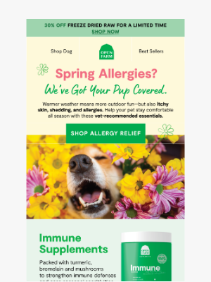 Open Farm - Itchy Skin? Shedding?