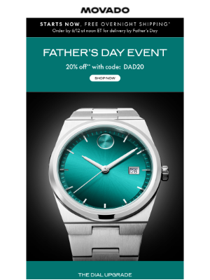 Movado - A Bold Gift for Dad: Green Dial Watches