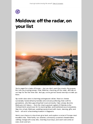 G Adventures - This just in: Moldova!