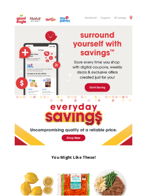 Giant Eagle - Surround Yourself with Savings™ This Summer 😎