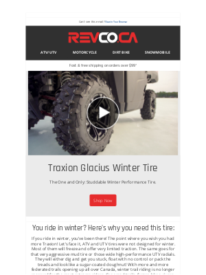 Revco.ca - The Ultimate Winter Tire for Your ATV/UTV