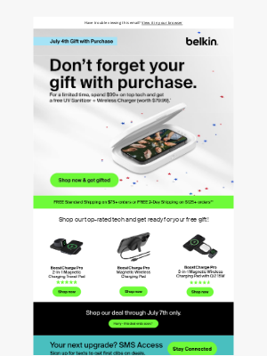 Belkin - Still going: FREE gift with purchase 🎁
