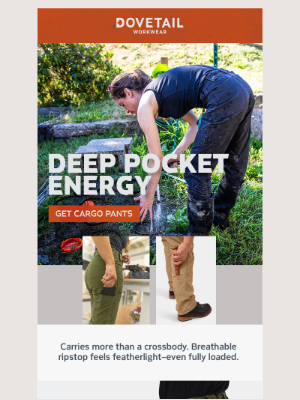 Dovetail Workwear - These Make Purses Jealous: Provisions Cargo Pants