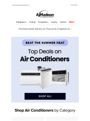 AJ Madison - ⚠️ Air Conditioner Deals Just Dropped