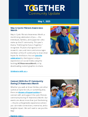 Cystic Fibrosis Foundation - Together: a Community Update