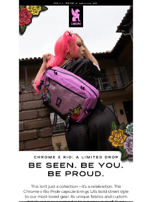 Chrome Industries - Built with Pride: Chrome x Rio 🌈
