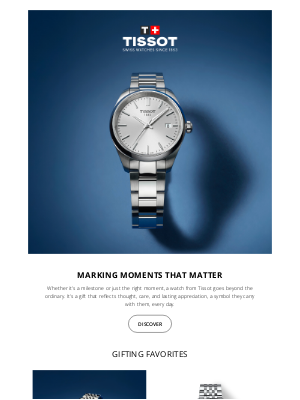 Tissot Watches - Go beyond the ordinary