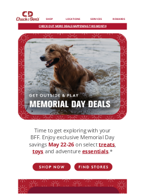 Kriser’s Natural Pet - Last chance to shop Memorial Day deals!