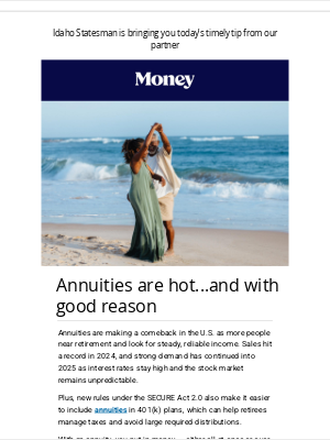 Idaho Statesman - Annuities are surging in popularity