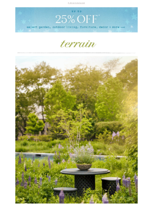 Terrain - Our new STONE DINING SET