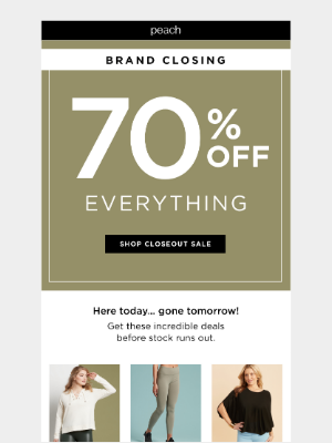 peach - Take ✨ 70% Off ✨ Your Entire Order
