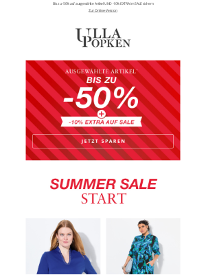 Ulla Popken (Germany) - SUMMER SALE 📢 -10% auf ALLES im Sale
