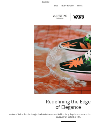 Valentino - Now's the Time: Valentino Garavani and Vans