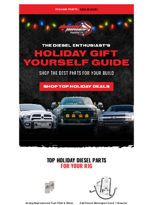 DieselPowerProducts - 🎁 Holiday Gift [Yourself] Guide: DIESEL EDITION 💪