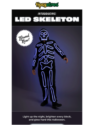 Tipsy Elves - 🚨 It's HERE: The LED Skeleton Costume!