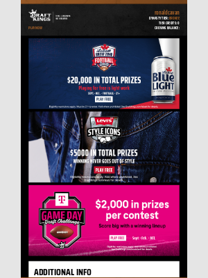 DraftKings - Check out these ways to play FREE 🏆
