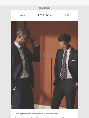 T.M.Lewin (United Kingdom) - Office Style Inspiration