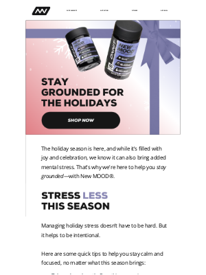 Onnit - Stay Grounded for The Holidays!