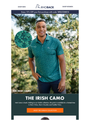 RHOBACK - The Irish Camo ☘️