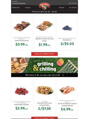Hannaford Supermarkets - Carolyn, your weekly Hannaford flyer has arrived