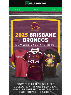 NSW Rugby League (Australia) - Broncos Fans: 2025 Merch Awaits 🐴