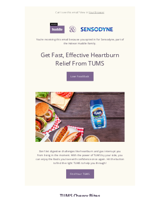 Sensodyne - Rediscover Your Favorite Foods With TUMS