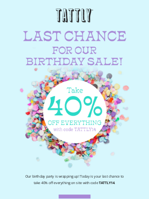 Tattly - Final Hours 🎈 40% OFF Everything