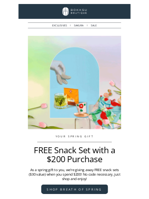 Bokksu - Limited Time: Free Snack Set with Your Purchase!