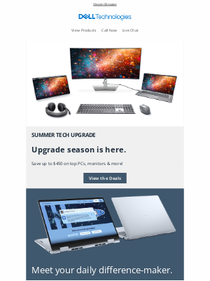 Dell - Summer Tech Upgrade | Save up to $450.