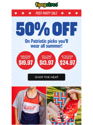 Tipsy Elves - 50% OFF Ends Soon ⏰