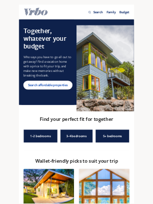 HomeAway - Quality time together costs less than you think