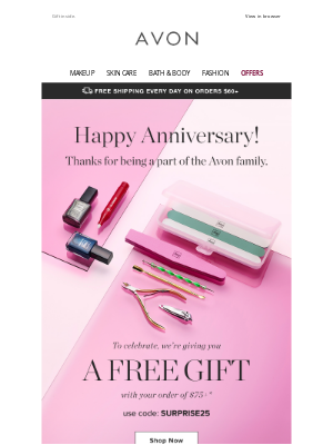Avon - It’s Your Avon-versary! 🎉