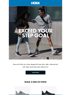 HOKA ONE ONE - Time for a walk break