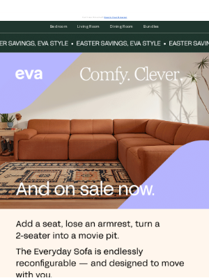 Eva (Australia) - A sofa you can sink into (and stay there)