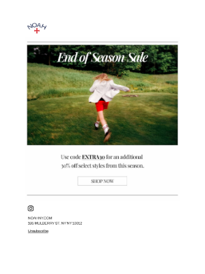 Noah - End of Season Sale