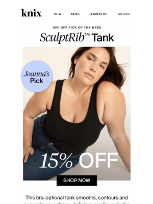 Knix - The staple tank of the summer ☀️