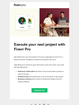 Fiverr - Big project coming up? Manage it with Fiverr Pro.