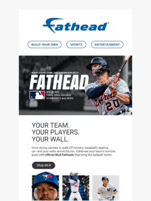 Fathead - Batter Up: Make This MLB Summer Wall-Worthy with FATHEAD