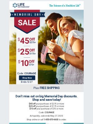 Life Extension - 💙 Up to $45 Off: Save YOUR Way!