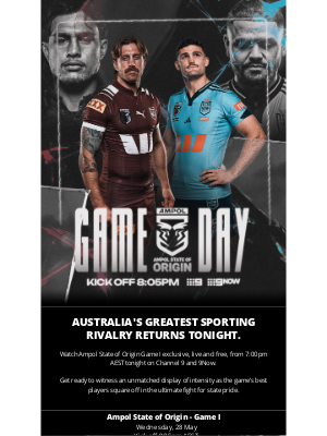 NRL - National Rugby League - When & Where to Watch 📺 Ampol State of Origin - Game I