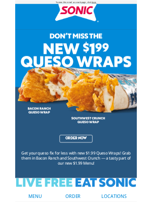 Sonic Drive-In - What's better than queso? 🤔​