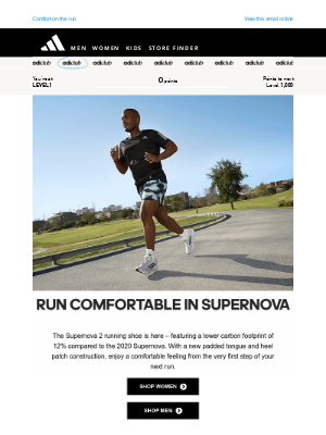 Adidas USA - Supernova 2: Enjoy your comfort zone