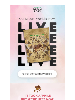 Dream Pops - Our Dream World Is Now Live!